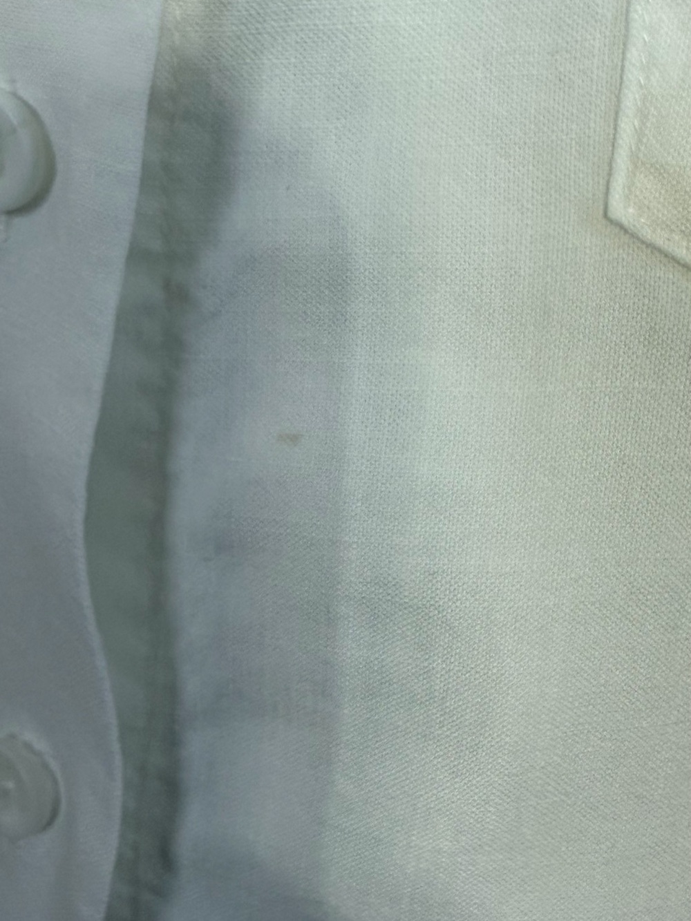 Anthropologie Cloth & Stone Ava Split Back Shirt White M - Picture 11 of 17